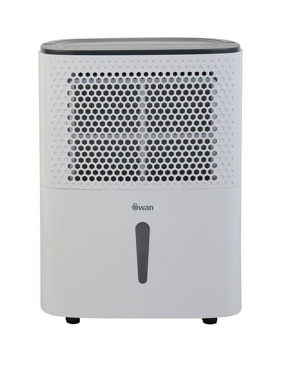 front image of swan-10-litre-dehumidifier-white