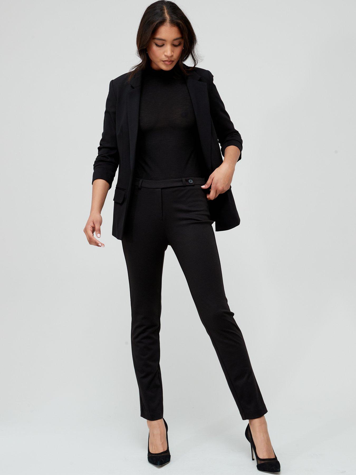 Image 3 of 6 of Everyday Ponte Slim Leg Trouser - Black