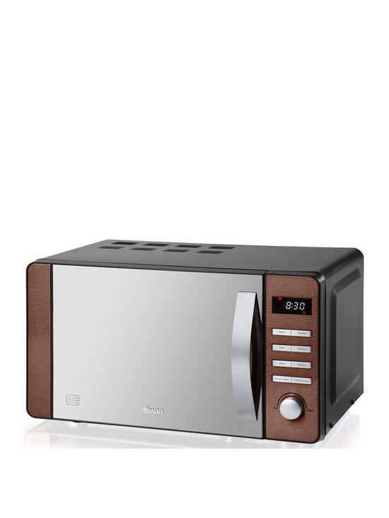 front image of swan-20l-digital-microwave-copper