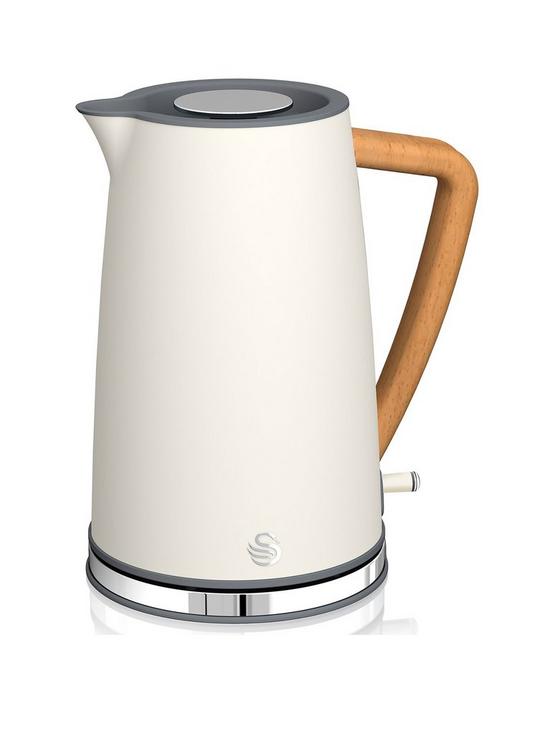 front image of swan-17l-nordic-style-kettle-white