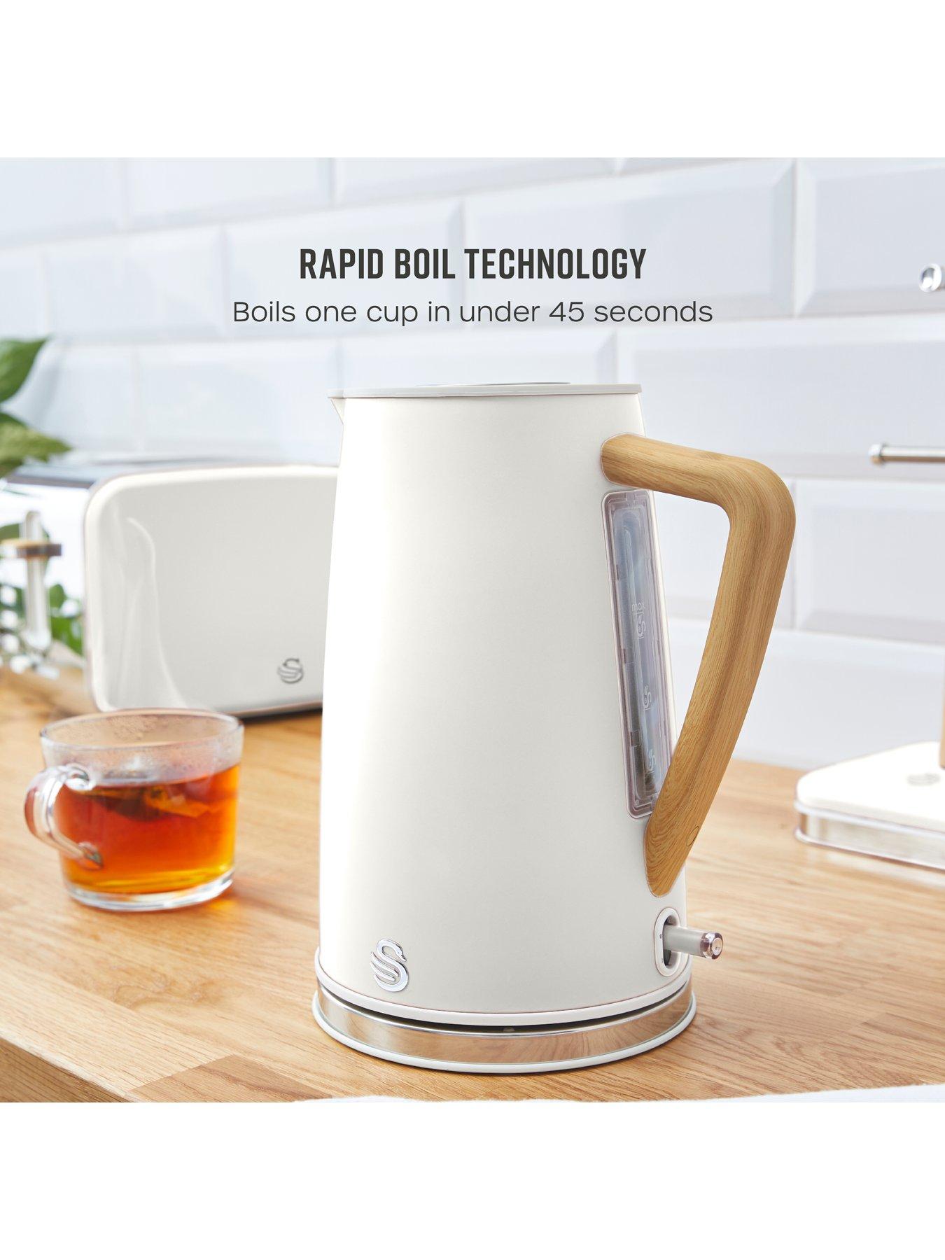 Image 3 of 7 of Swan 1.7L Nordic Style Kettle - White