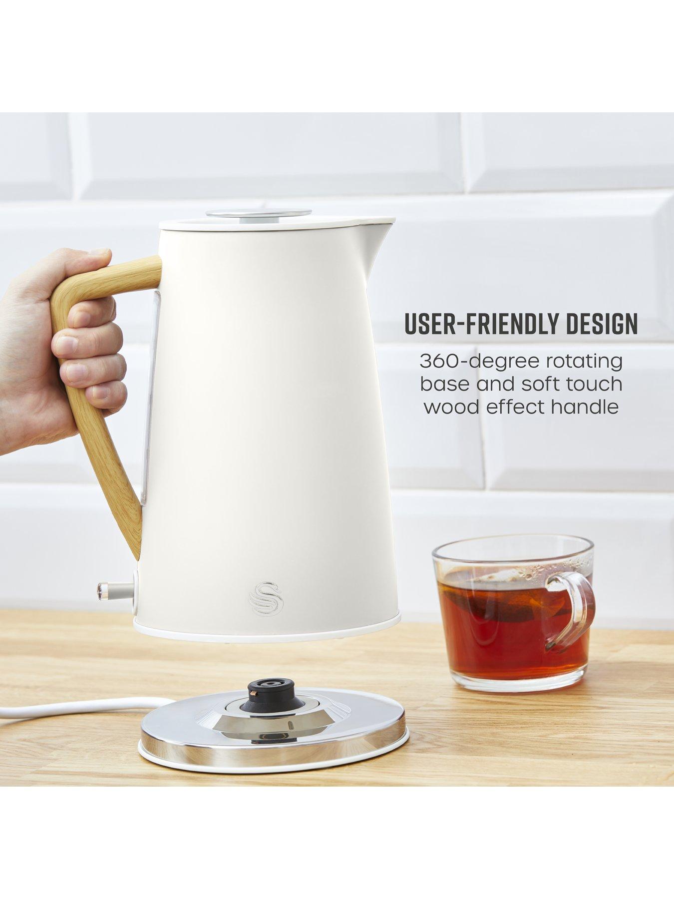 Image 4 of 7 of Swan 1.7L Nordic Style Kettle - White