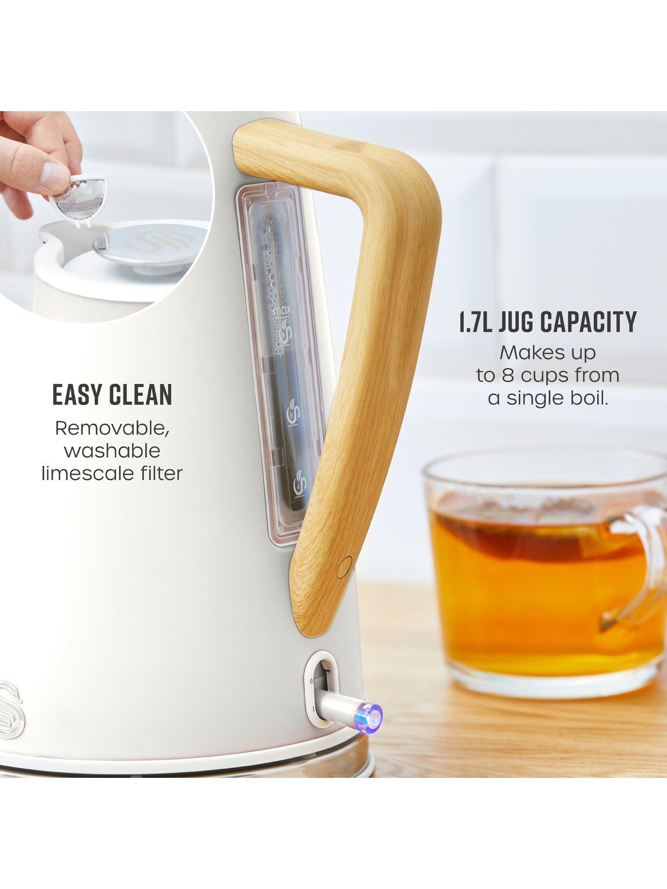 Image 5 of 7 of Swan 1.7L Nordic Style Kettle - White