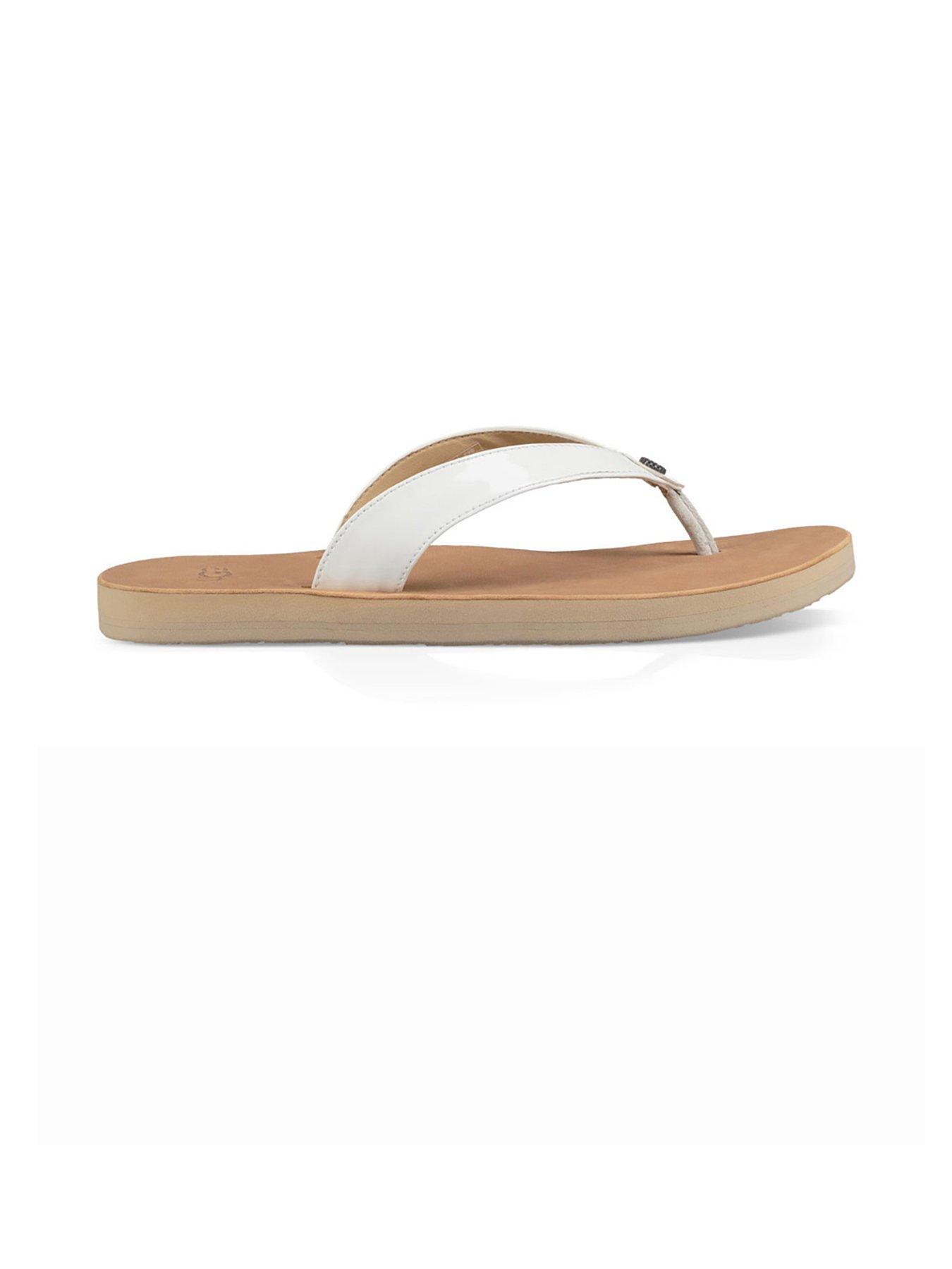 ugg tawney flip flop white