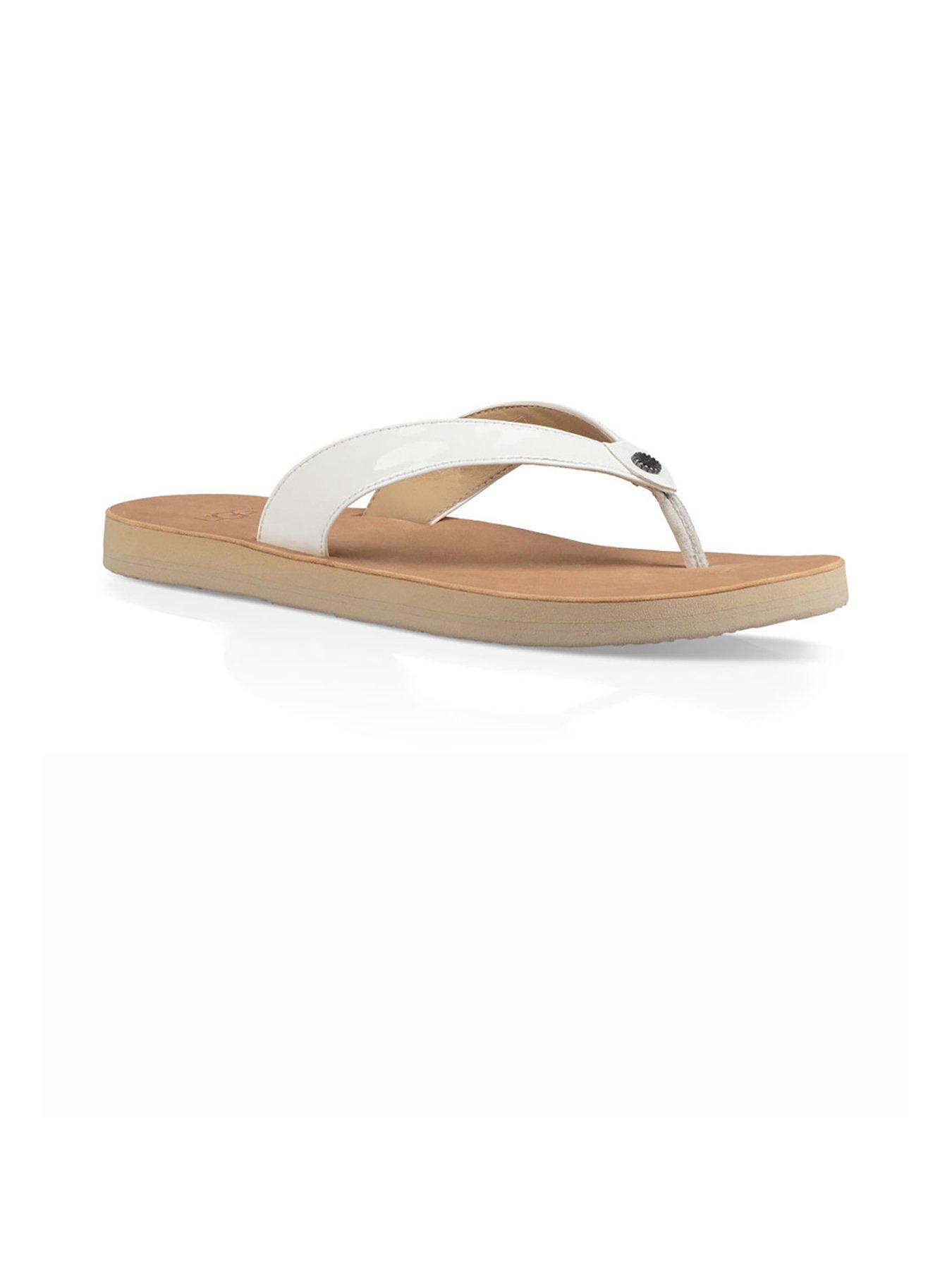 ugg tawney flip flop white