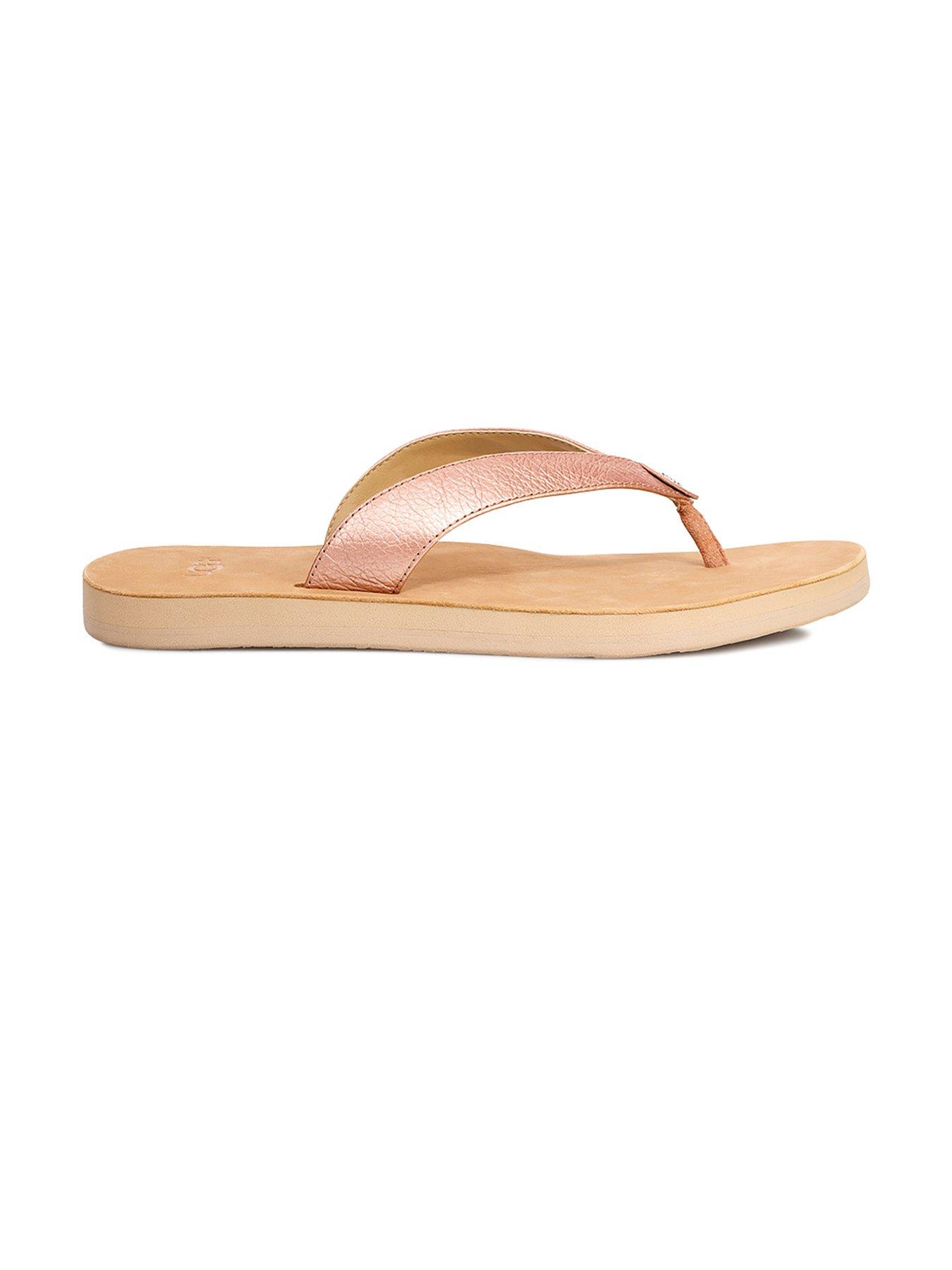 ugg tawney flip flop rose gold