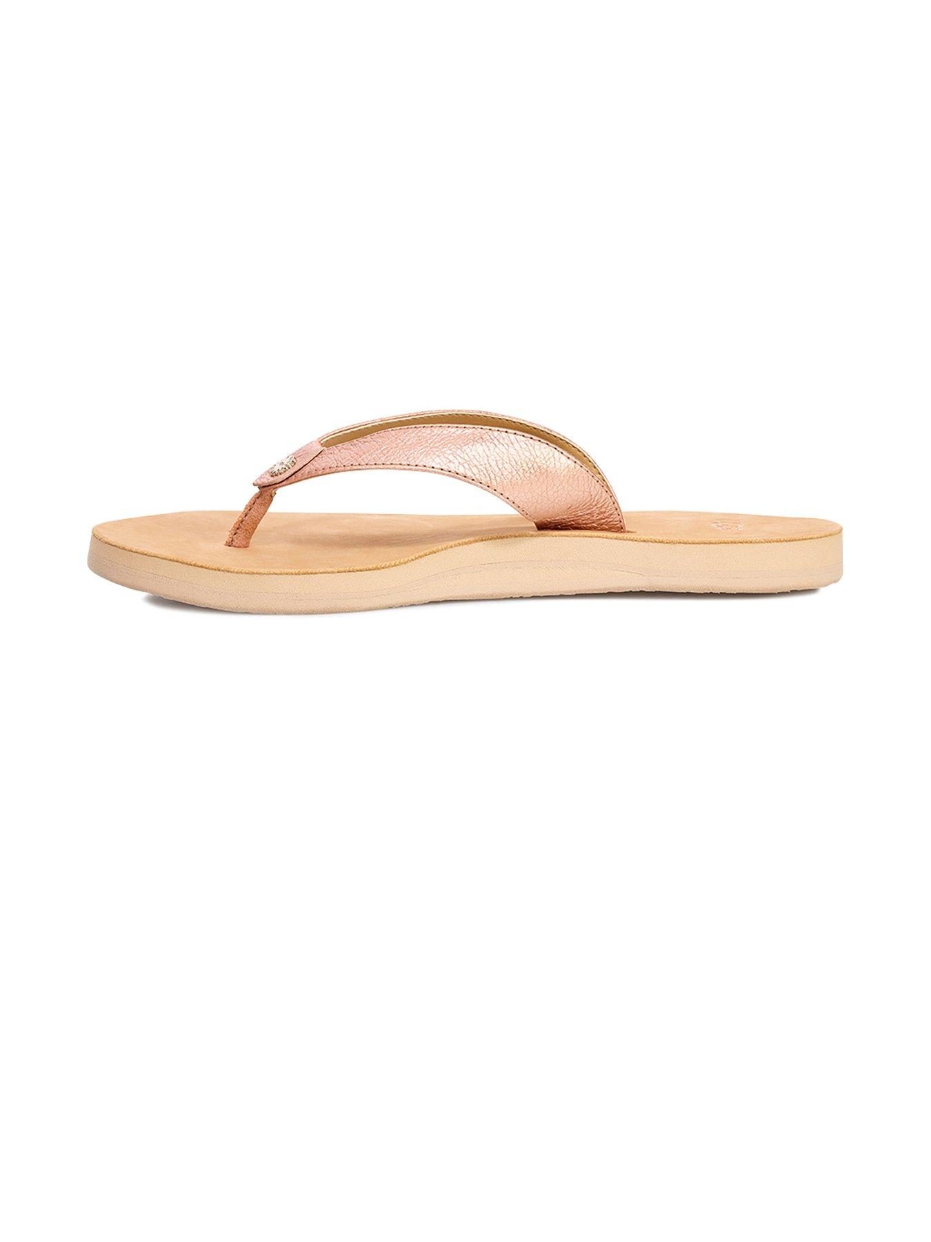 ugg tawney rose gold flip flops