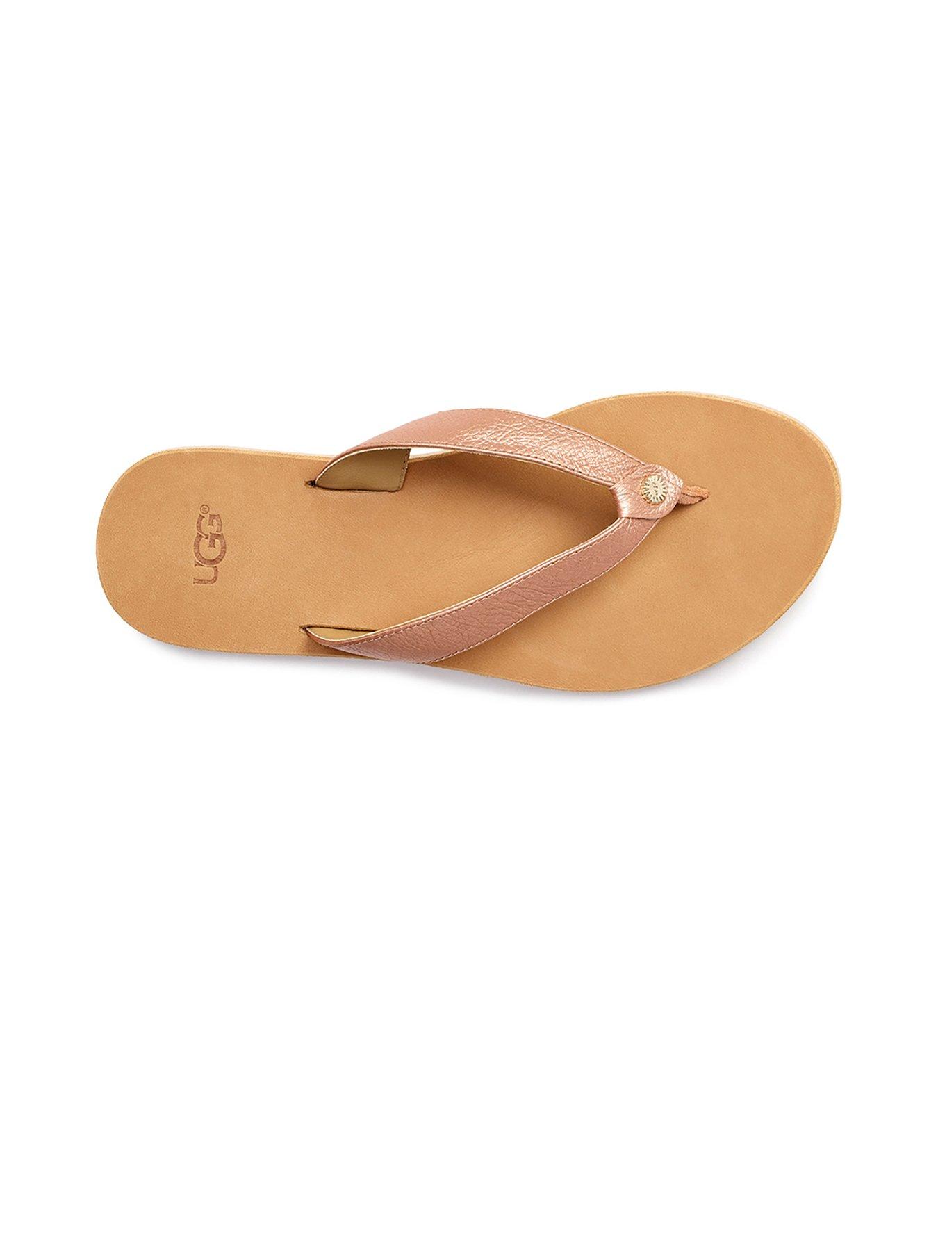 ugg tawney metallic flip flop