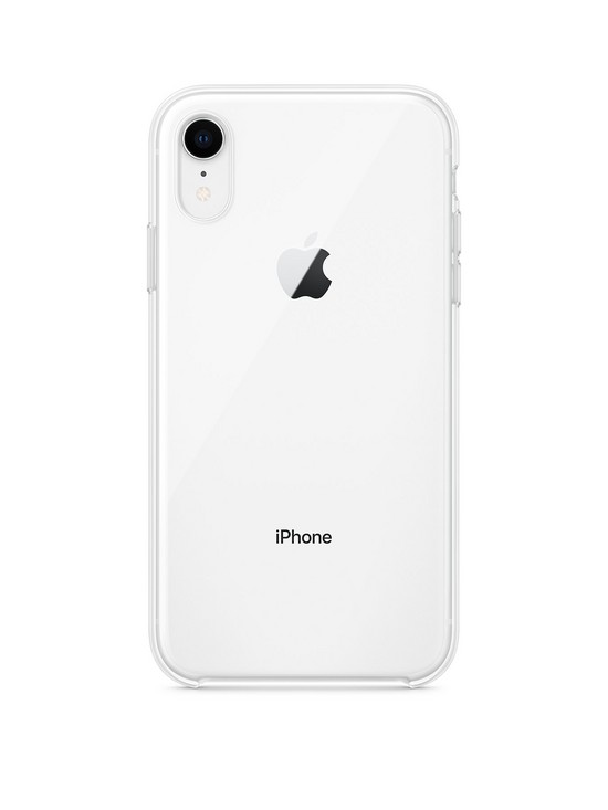 front image of apple-iphone-xr-clear-case