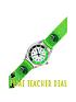  image of tikkers-white-green-and-black-dial-green-dinosaur-velcro-strap-kids-watch