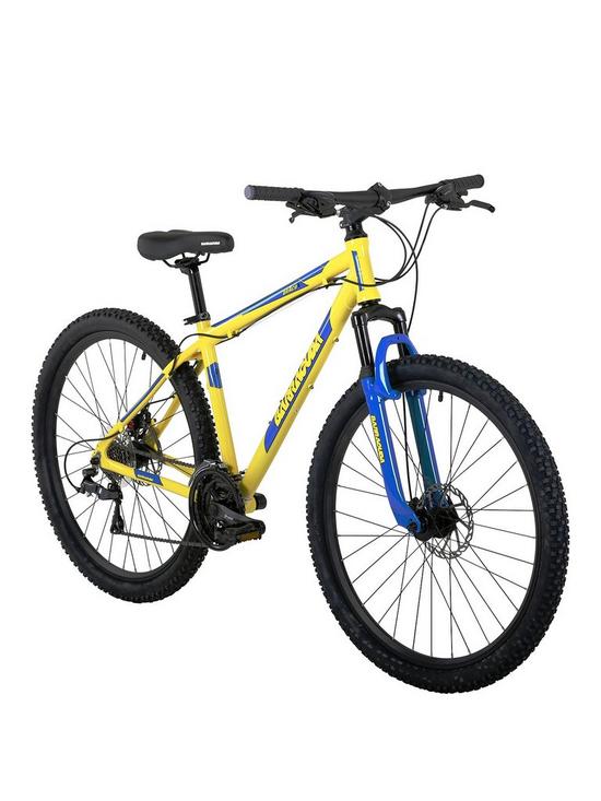 stillFront image of barracuda-draco-4-19-inch-hardtail-24-speed-275-inch-yellow-blue-disc-brakes