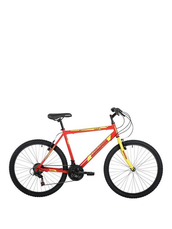 front image of barracuda-draco-1-17-inch-rigid-18-speed-26-inch-wheel-red-yellow