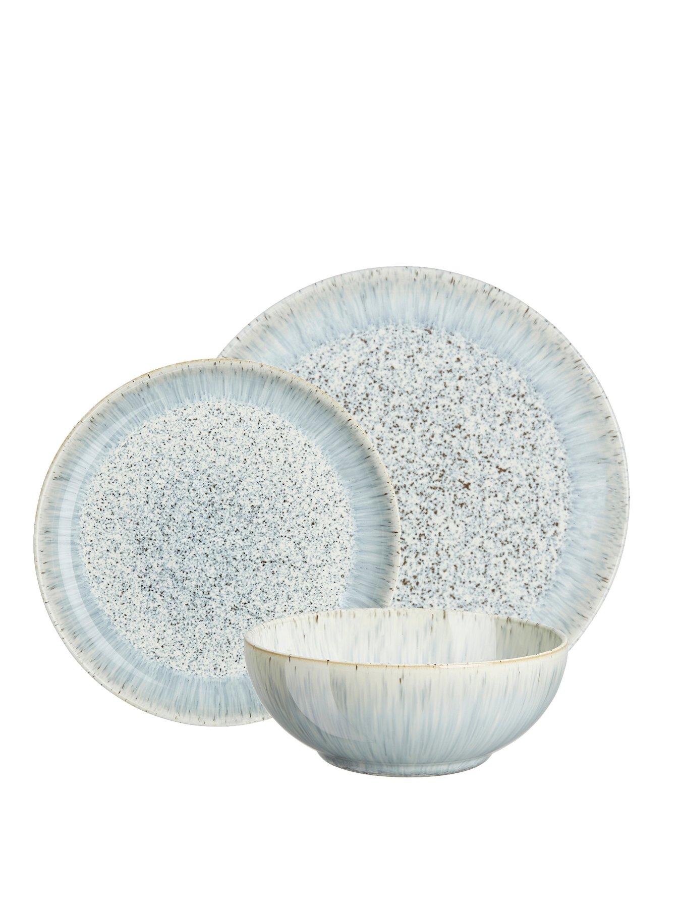 Image 3 of 3 of Denby Halo Grey Speckle 12-Piece Dinner Service Set