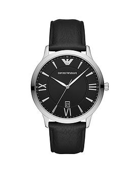 Emporio Armani Emporio Armani Emporio Armani Giovanni Black Date Dial  ... Picture