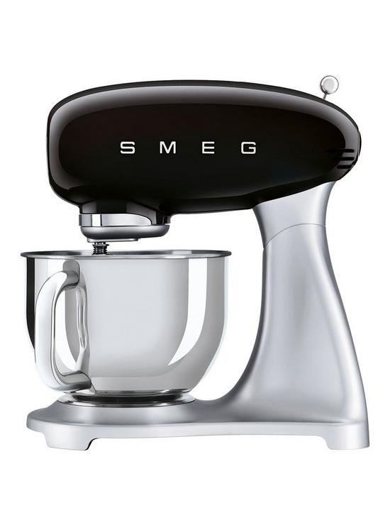 front image of smeg-smf02bl-stand-mixer-black