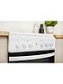  image of indesit-id5v92kmw-50cm-electric-twin-cavity-single-oven-cooker-white