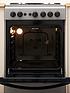  image of indesit-is5g1pmss-50cm-gas-single-oven-cooker-silver