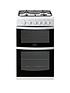  image of indesit-id5g00kmwl-50cm-twin-cavity-gas-cooker-without-grill-white