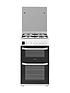  image of hotpoint-hd5g00ccw-50cmnbspwide-gas-double-oven-cooker-white
