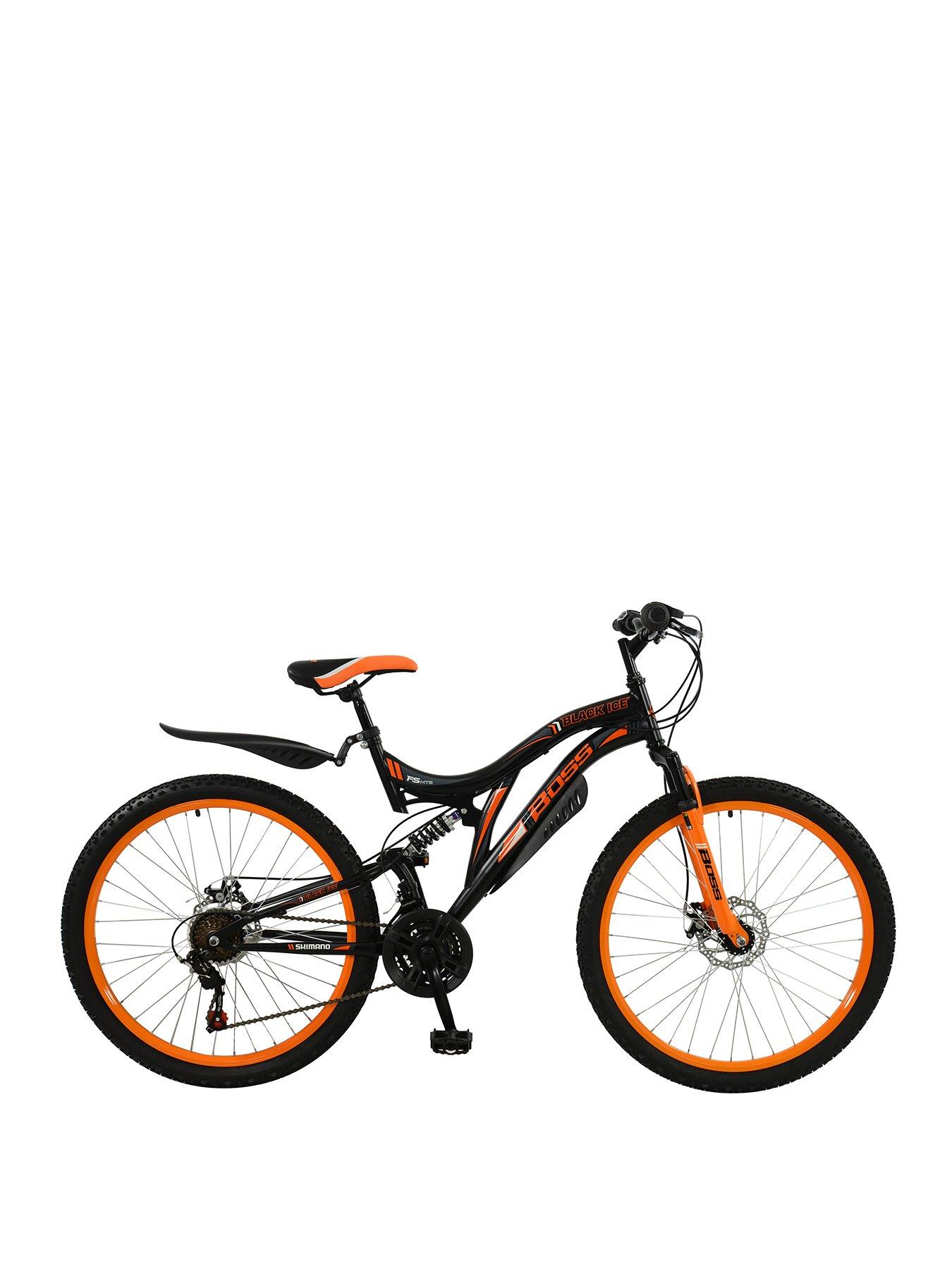 Boss Cycles Boss Black Ice Mens Mountain Bike 18 inch Frame