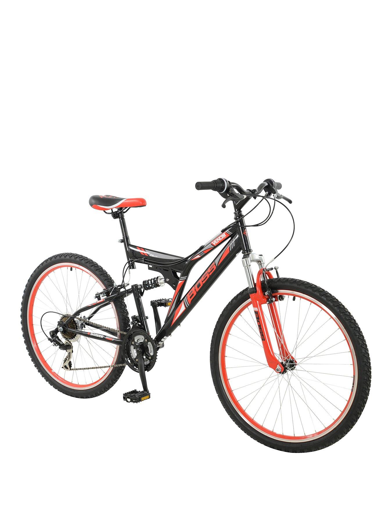 Boss Cycles Boss Venom Mens Steel Mountain Bike 18 inch Frame ...