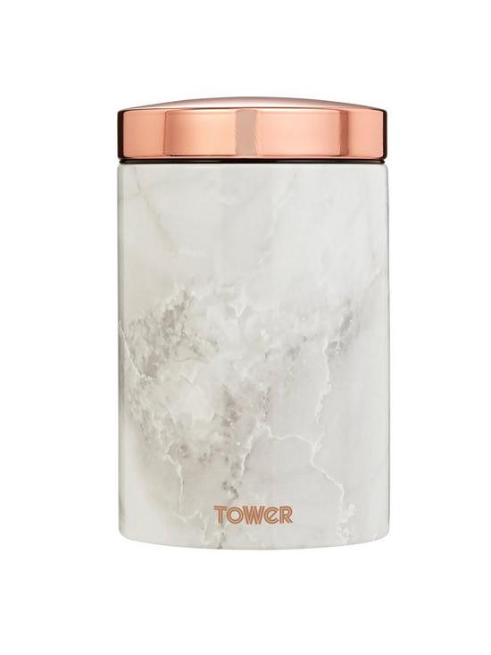 stillFront image of tower-marble-rose-gold-edition-canisters-ndash-set-of-3