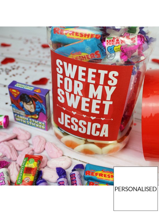 stillFront image of personalised-sweets-for-my-sweets-retro-sweet-jar-920-grams