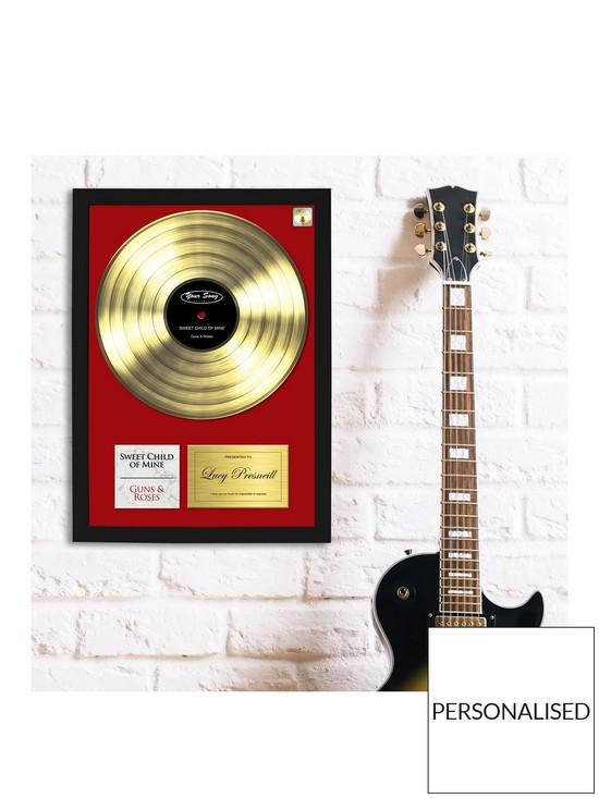 front image of framed-your-song-print-gold