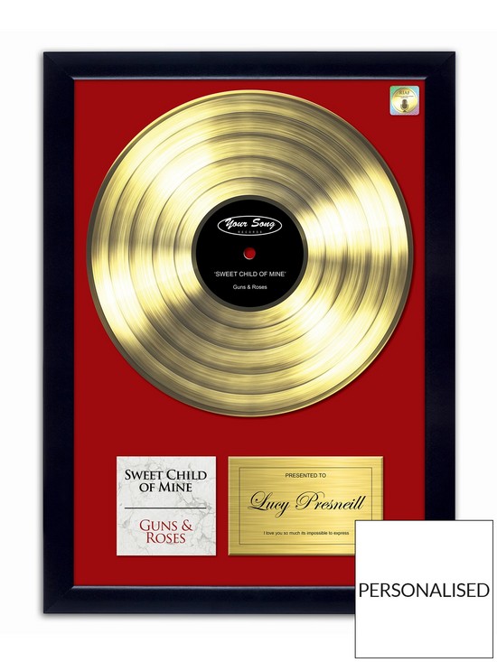 outfit image of framed-your-song-print-gold