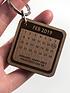  image of treat-republic-personalised-a-day-to-remember-wooden-keyring