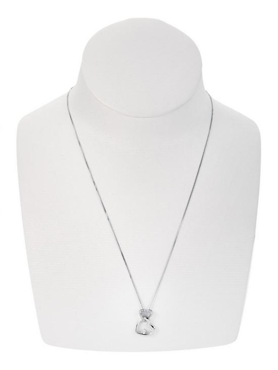 stillFront image of love-diamond-diamond-set-interlocking-hearts-pendant-necklace