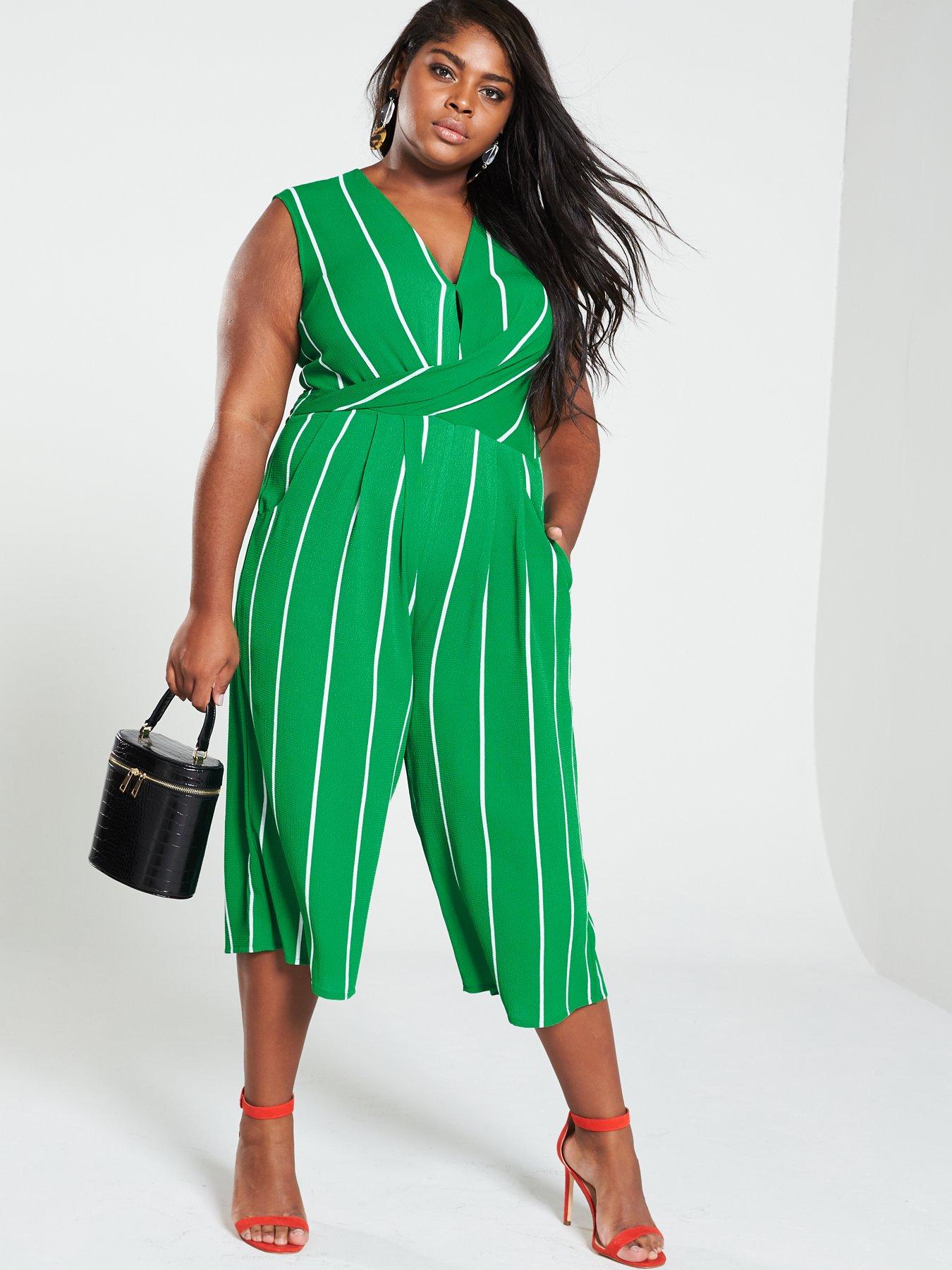 ax paris striped jumpsuit