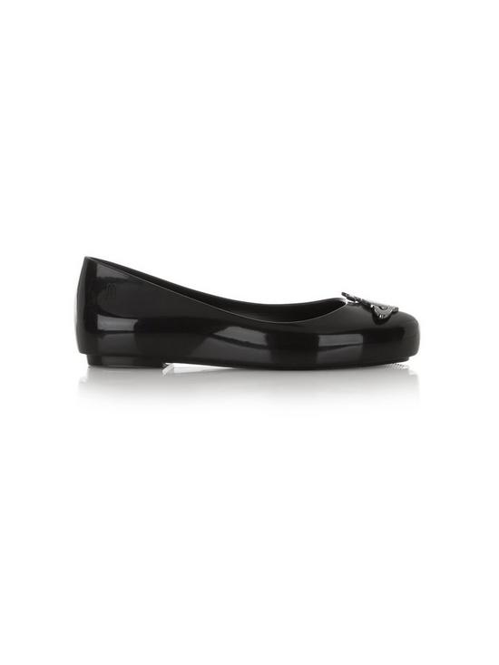 stillFront image of mini-melissa-kids-vw-space-love-shoes-black