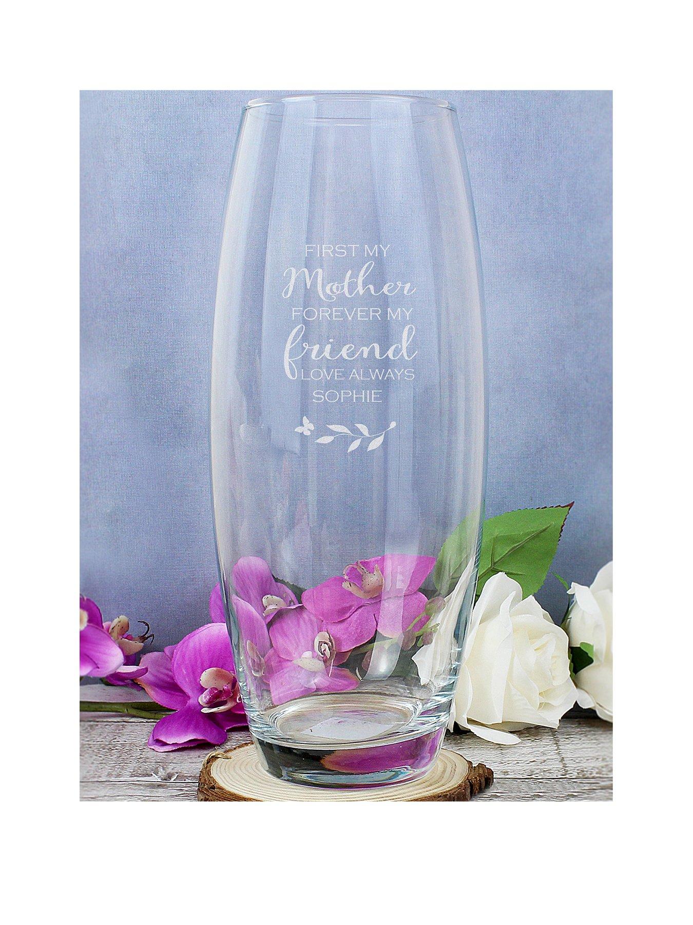 front image of the-personalised-memento-company-personalised-first-my-mother-forever-my-friend-bullet-vase