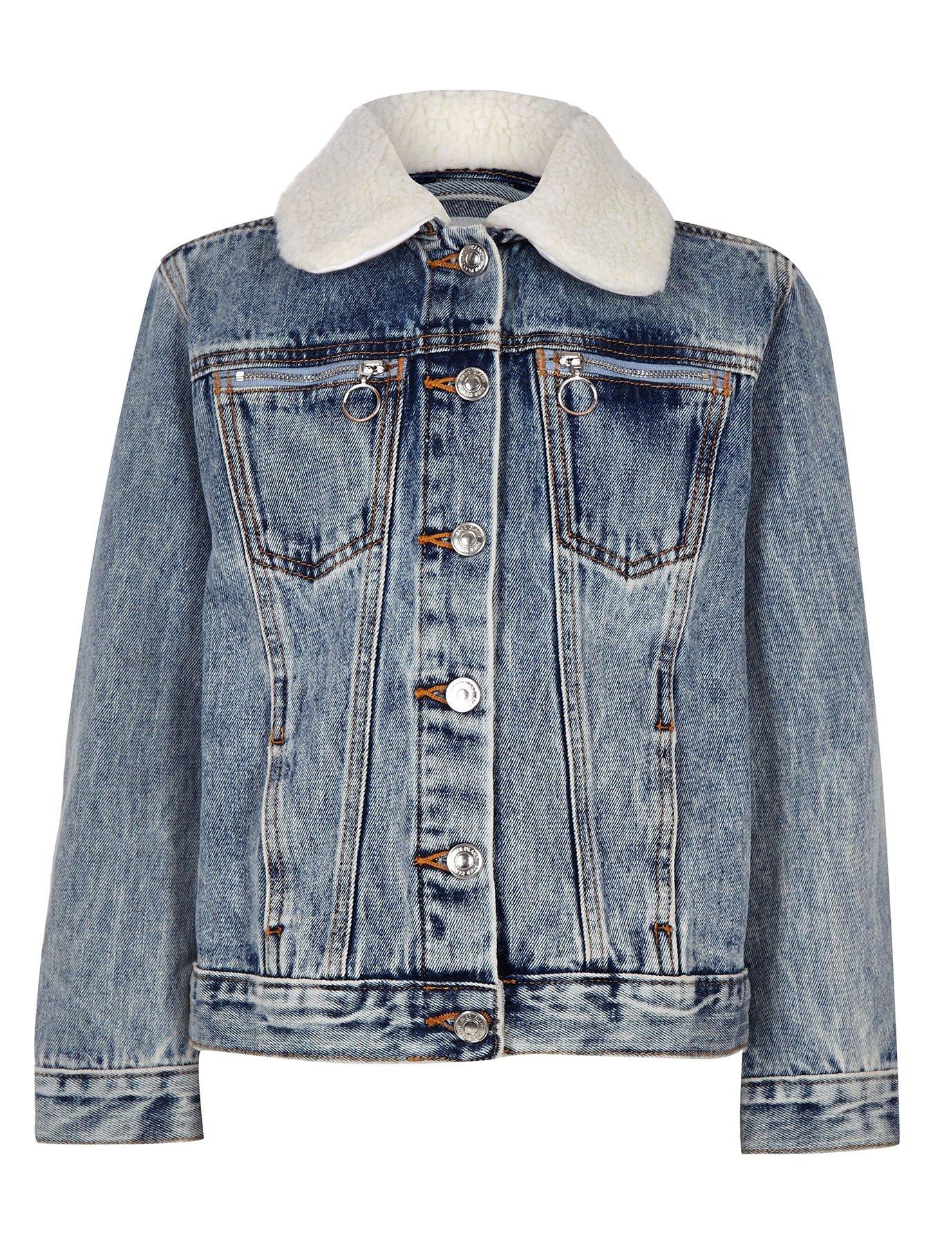 river island kids denim jacket