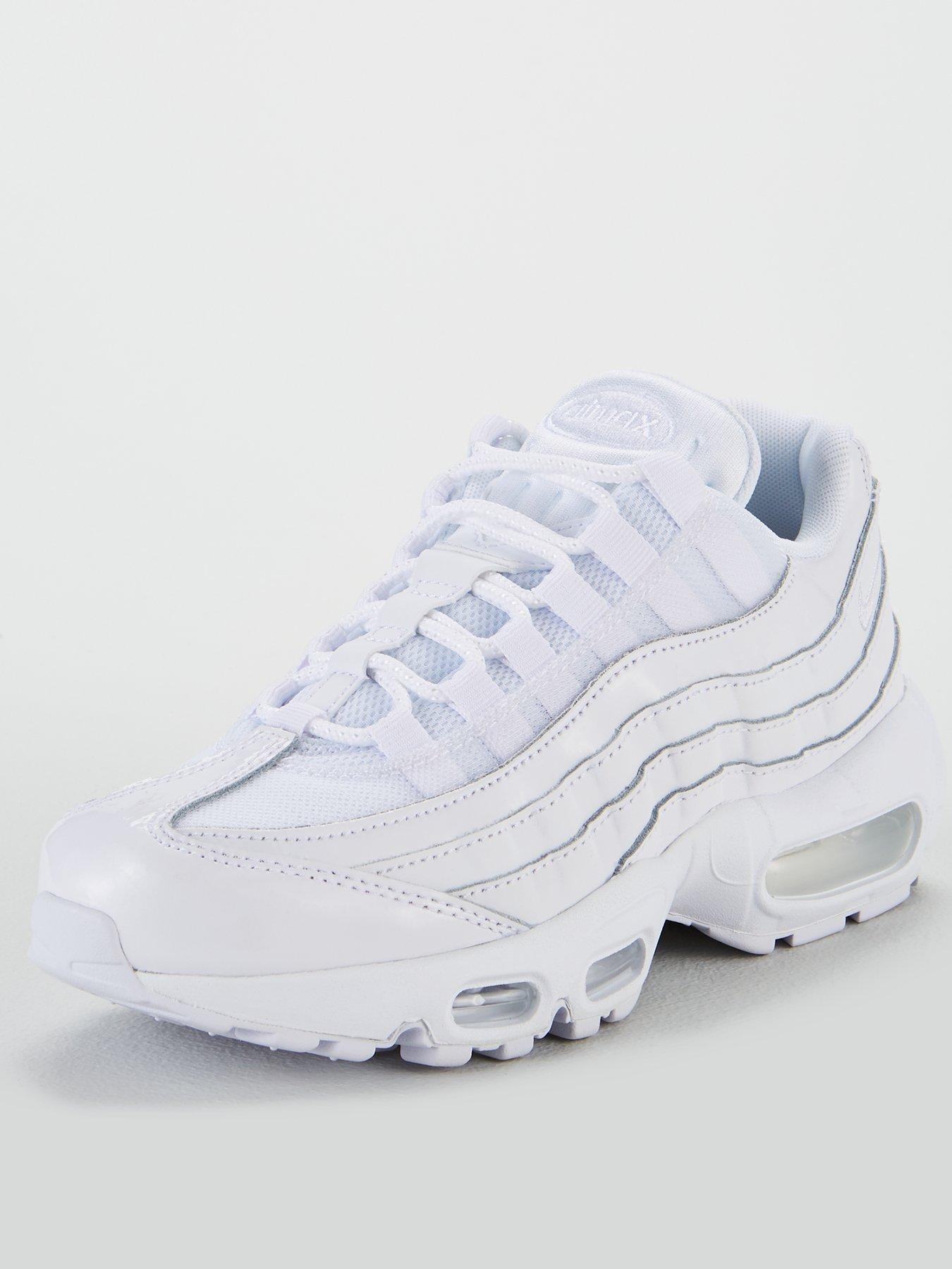 nike air max 95 trainers in white