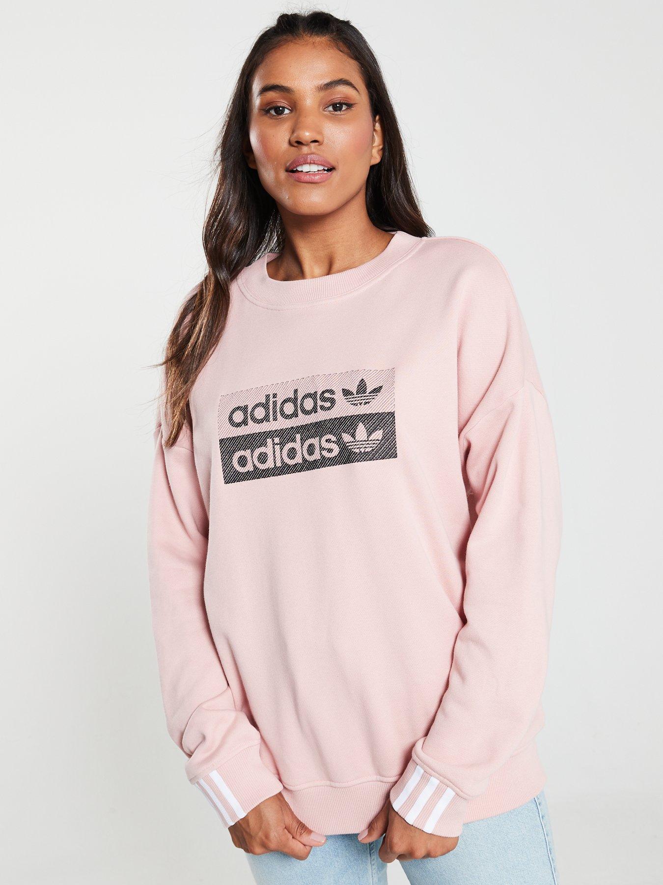 adidas sweatshirt pink