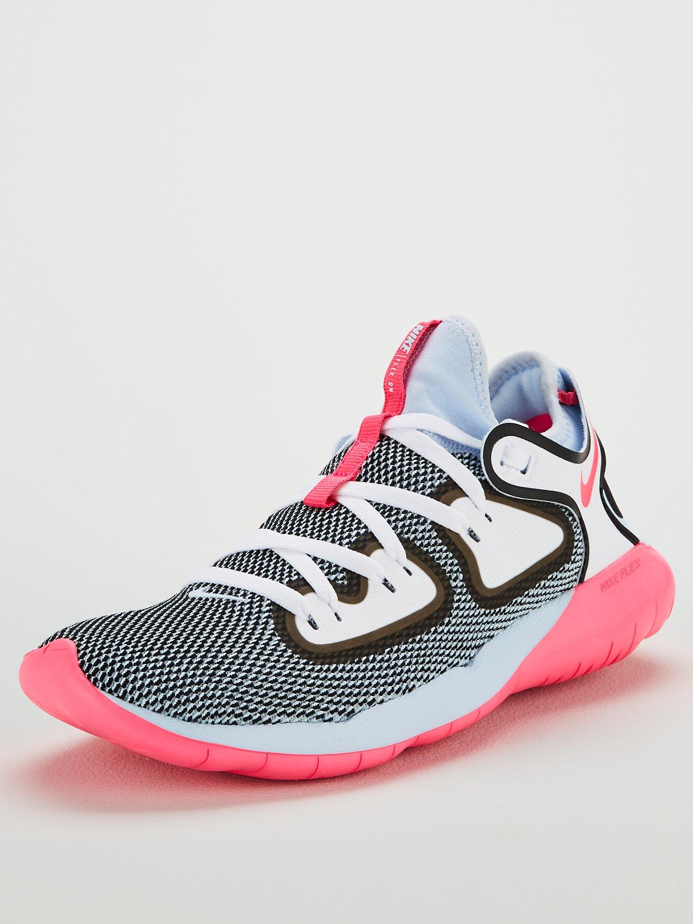 nike flex grey and pink