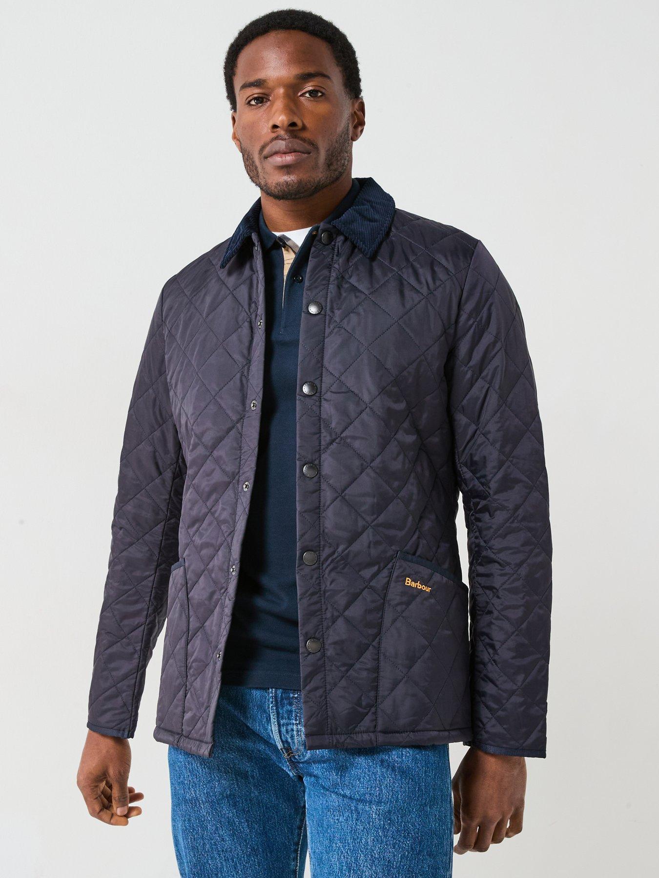 Barbour Heritage Liddesdale Quilted Jacket Navy Littlewoods