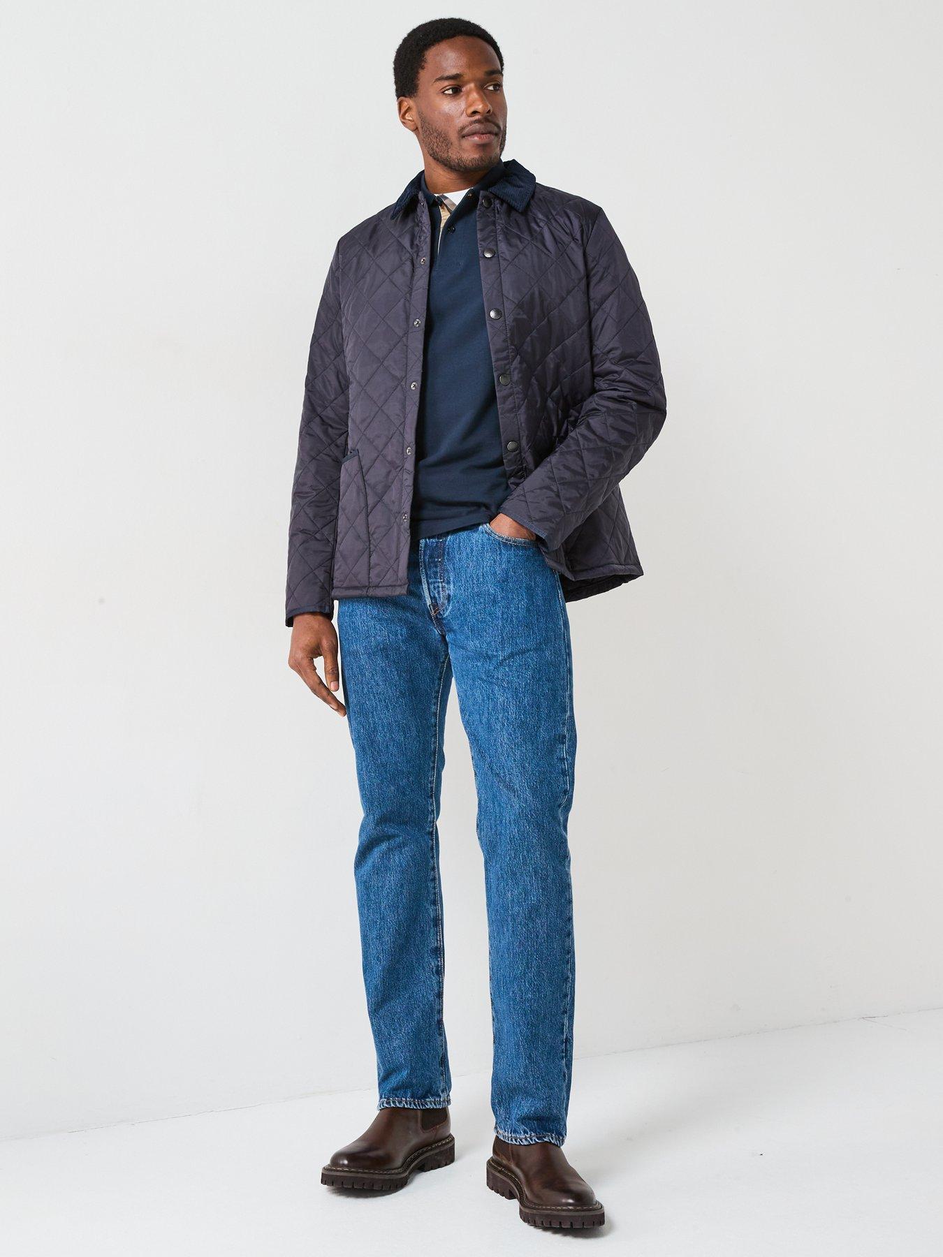 Image 3 of 5 of Barbour Heritage Liddesdale Quilted Jacket - Navy