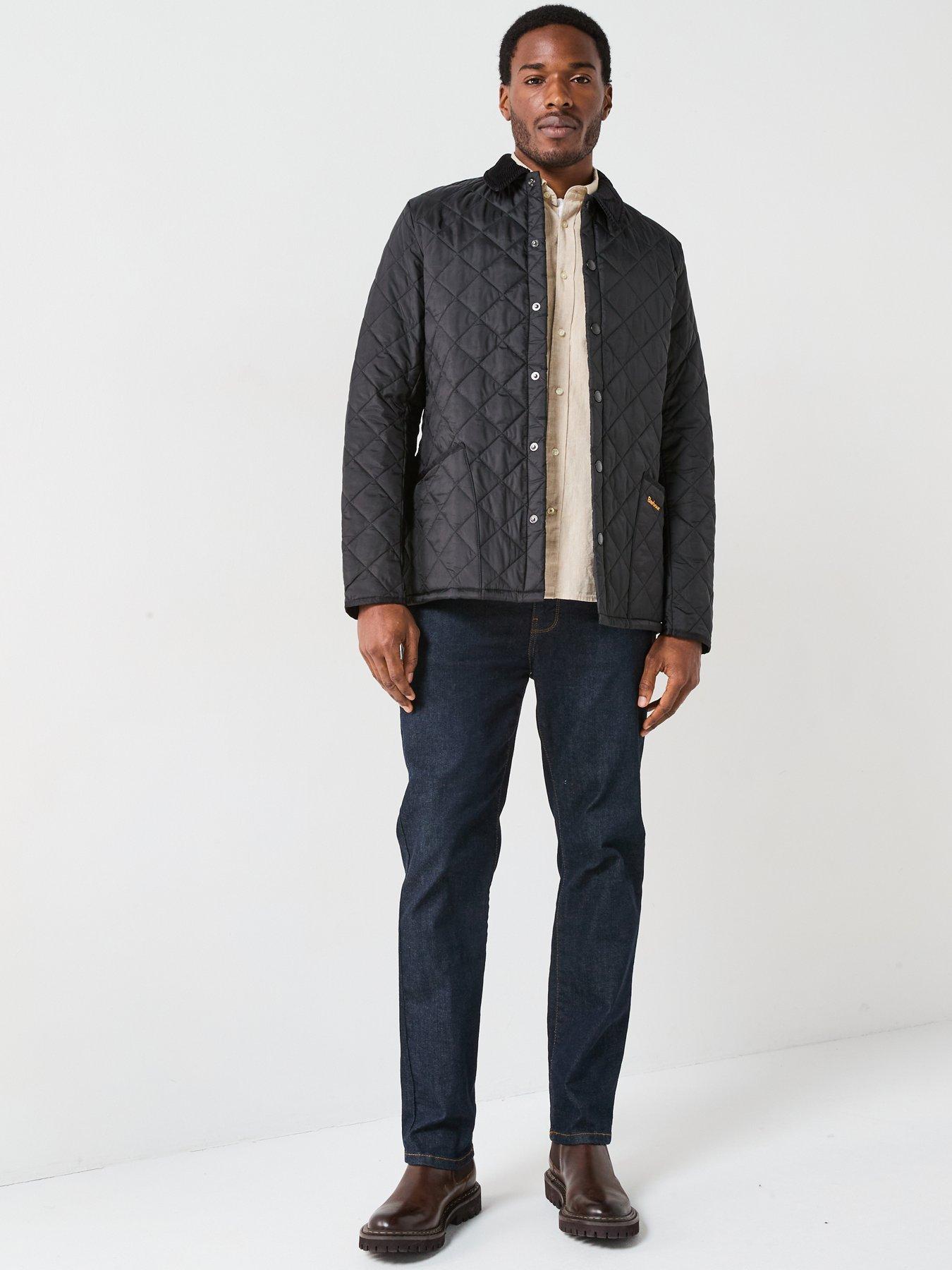 Barbour liddesdale quilted jacket black online