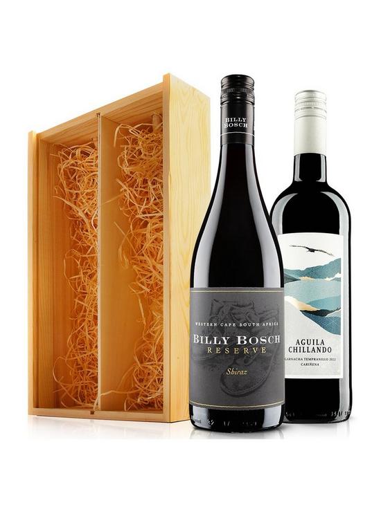 front image of virgin-wines-two-bottles-of-red-wine-in-a-wooden-giftbox