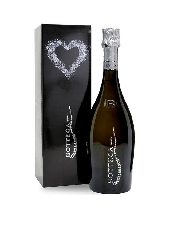 front image of bottega-diamond-prosecco-75cl-with-gift-box