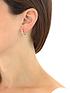  image of love-diamond-9ct-white-gold-diamond-set-hoop-earrings
