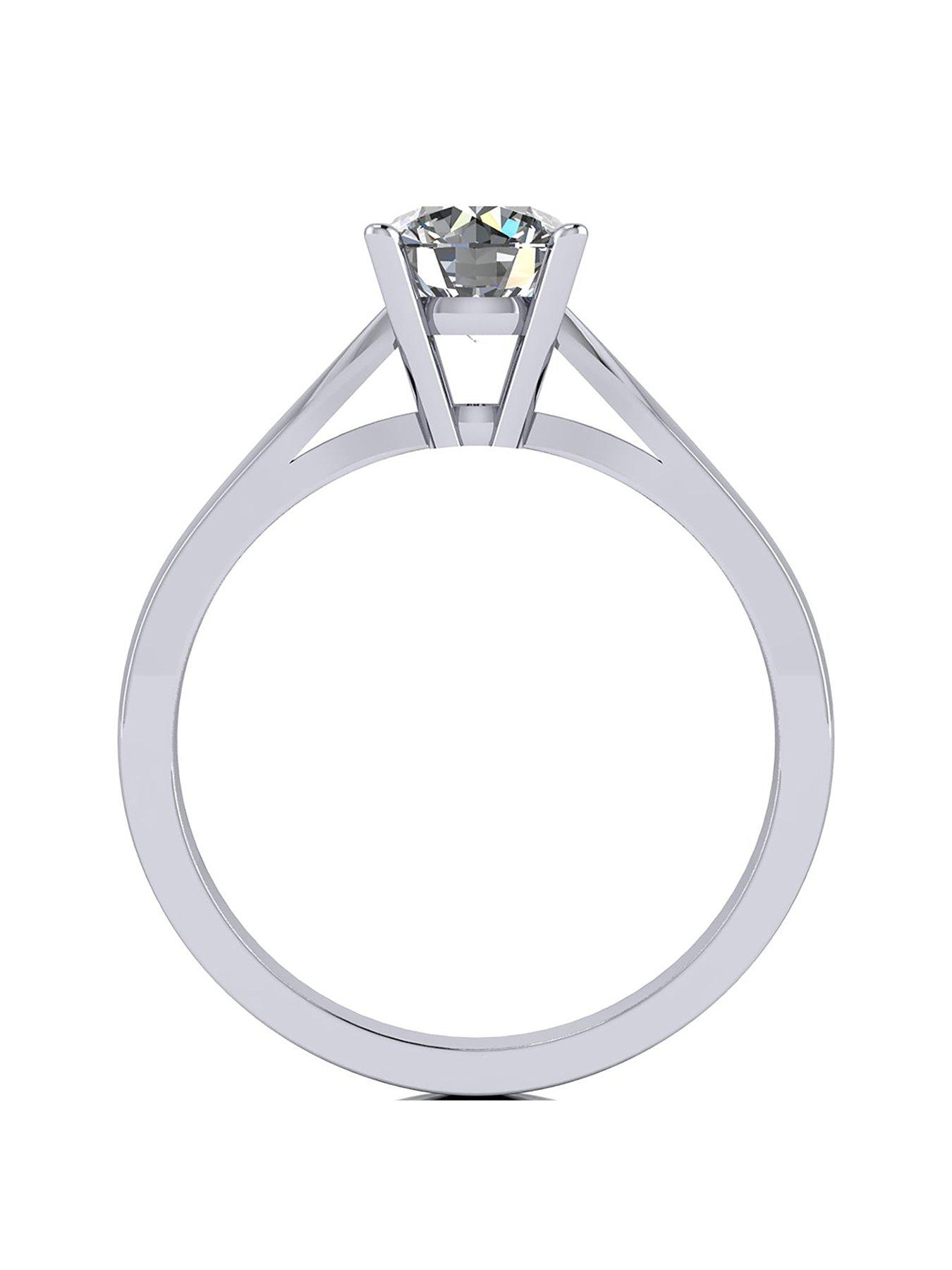 stillFront image of moissanite-platinum-12ct-moissanite-solitaire-ring