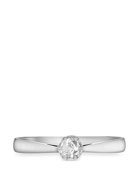 stillFront image of love-gold-18ct-white-gold-10pt-diamond-solitaire-ring
