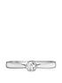  image of love-gold-18ct-white-gold-10pt-diamond-solitaire-ring