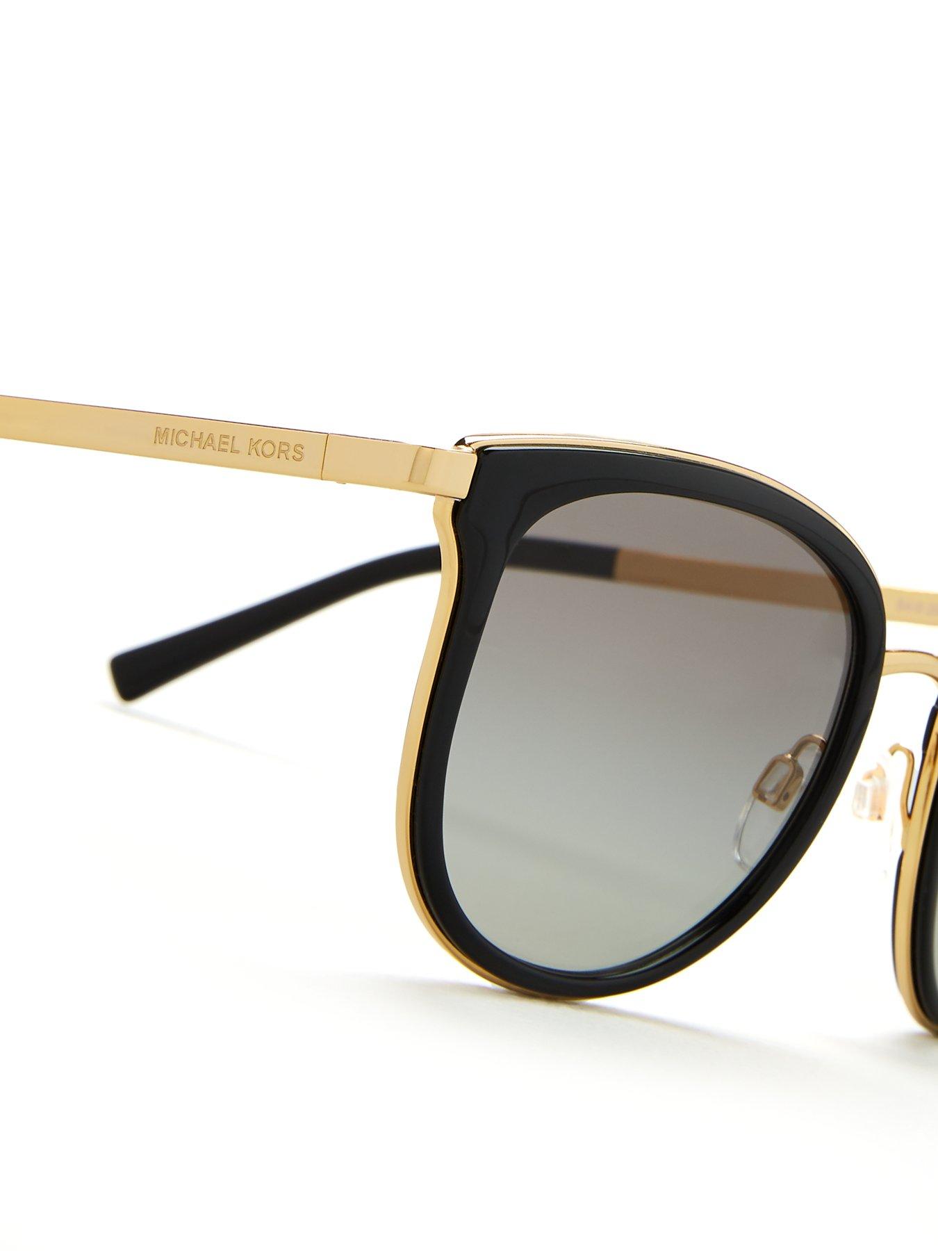 Michael kors sunglasses 2025 black and gold