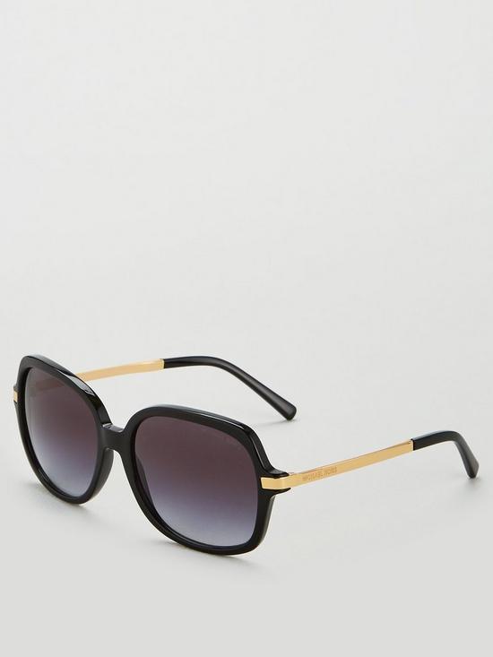 stillFront image of michael-kors-adrianna-ii-square-sunglasses--nbspblack
