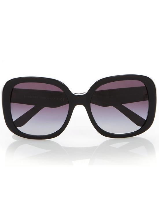 back image of burberry-square-sunglasses-black